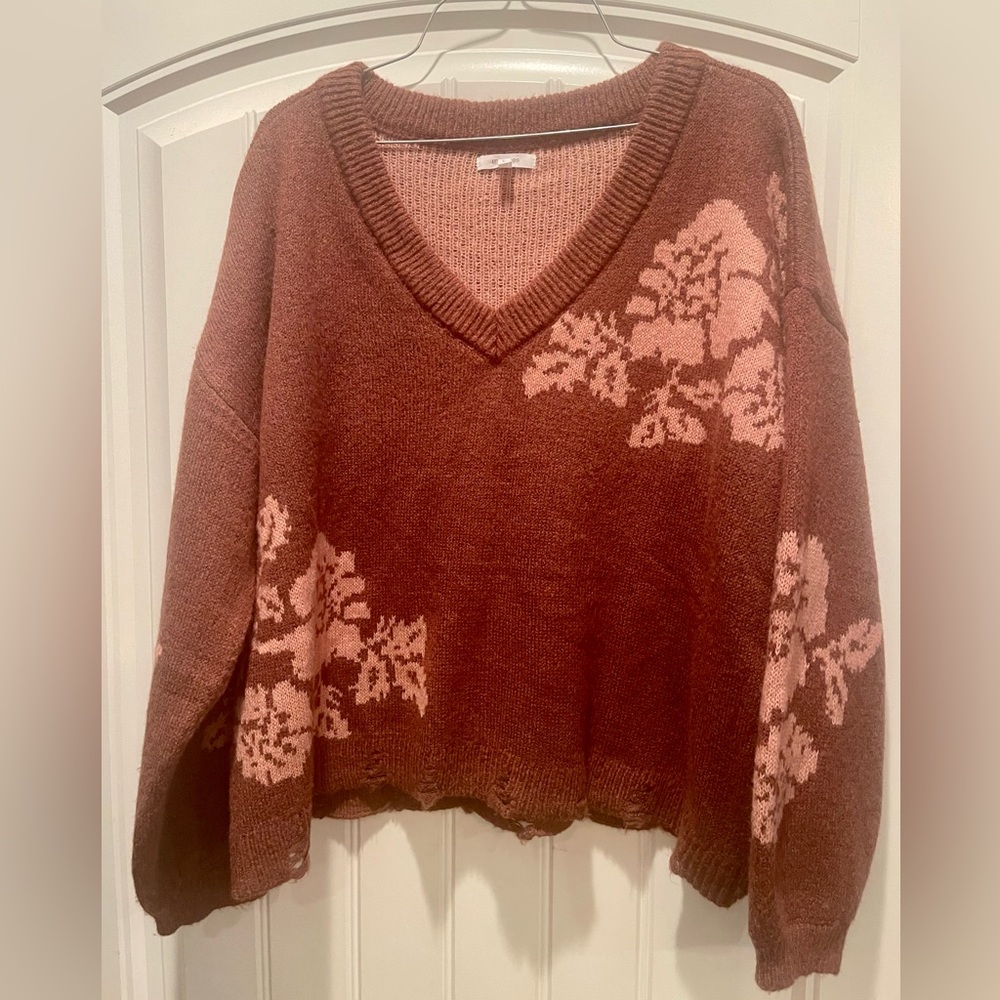 Cute, distressed sweater